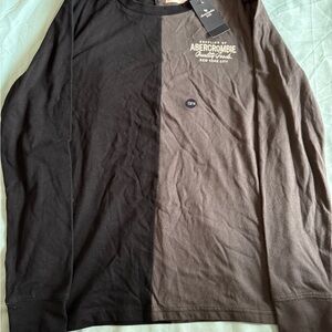 Abercrombie & Fitch Two-Tone Black and grey Shirt